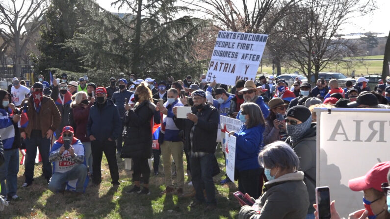 Manifestación "Patria y Vida", 20 de marzo, Washington, D.C. (NTD)