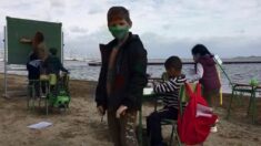 ¿Clases en la playa en plena pandemia? Una escuela en España lo está haciendo realidad