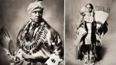 Artista usa fotografía de placa húmeda para retratar a los indios americanos, ¡es impresionante!