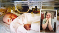 Bebé prematura que nació cuando su madre rescató a personas de un incendió prosperó y ya tiene16 años