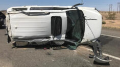 Por huir de Patrulla Fronteriza conductor volcó su vehículo en Arizona