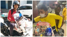 Joven convierte su moto en ambulancia para asistir a personas que viven en extrema pobreza
