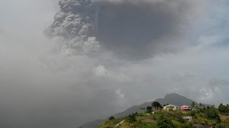 Panorama en San Vicente y Granadinas tras la erupción del volcán La Soufriere. Efeagro/UWI Seismic Research