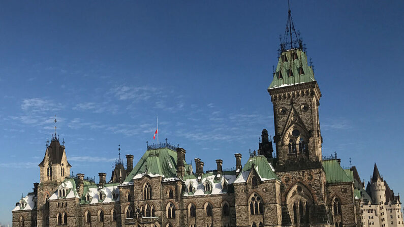 Una vista del Parlamento de Canadá el 6 de diciembre de 2016 en Ottawa. (DANIEL SLIM/AFP a través de Getty Images)