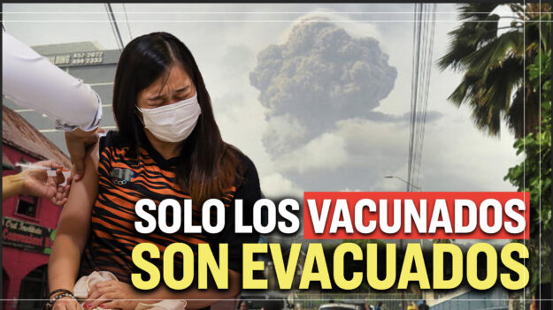 Al Descubierto: Solo los vacunados contra COVID-19 son evacuados del Caribe tras erupción volcánica