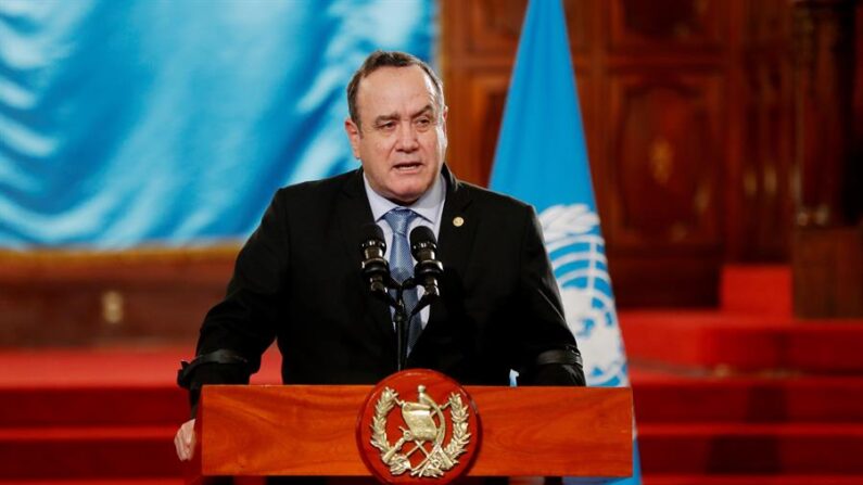 El presidente de Guatemala, Alejandro Giammattei. (EFE/Esteban Biba/Archivo)
