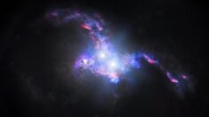 Los cuásares dobles revelan una colisión galáctica en el universo antiguo