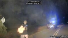 Vídeo: Hombre armado con AK-47 abre fuego contra oficiales de Georgia