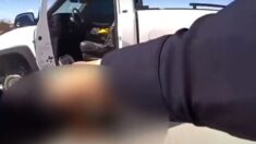Oficial de Nuevo México baleado por presunto asesino de policías se levanta y devuelve el fuego