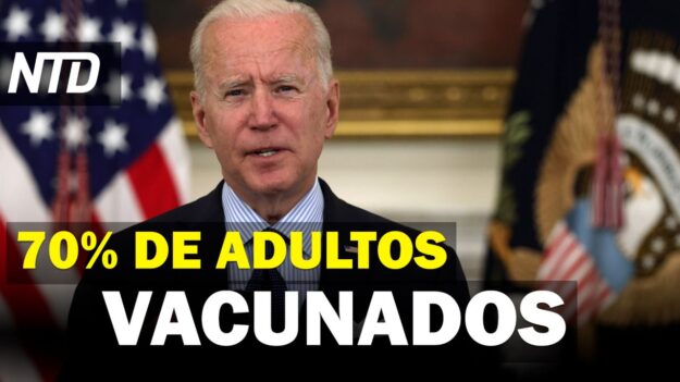 Biden: 70% de adultos vacunados para julio; Muere hombre que intentó entrar a la CIA | NTD