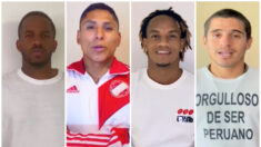 Futbolistas de la selección de Perú participan en campaña «Ponte la camiseta» contra el comunismo