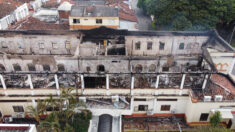 Vándalos incendian Palacio de Justicia de Tuluá, en medio de las protestas en Colombia