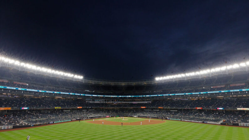 Una vista general del Yankee Stadium el 04 de mayo de 2021 en el barrio del Bronx de la ciudad de Nueva York. (Sarah Stier/Getty Images)