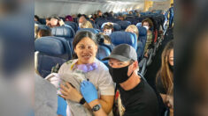Mamá da a luz a bebé prematuro en pleno vuelo a Hawái y recibe asistencia de los mejores pasajeros