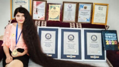 Adolescente que batió el récord Guinness del pelo más largo del mundo lo dona para inspirar a otros