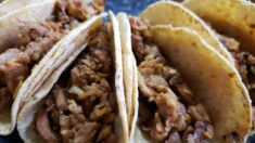 Celebre el Cinco de Mayo mexicano con tacos de cerdo al estilo californiano