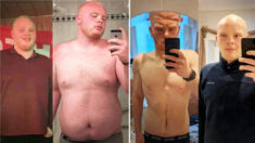 Hombre británico que subió de peso por la muerte de su mejor amigo pierde 45 kg en menos de un año
