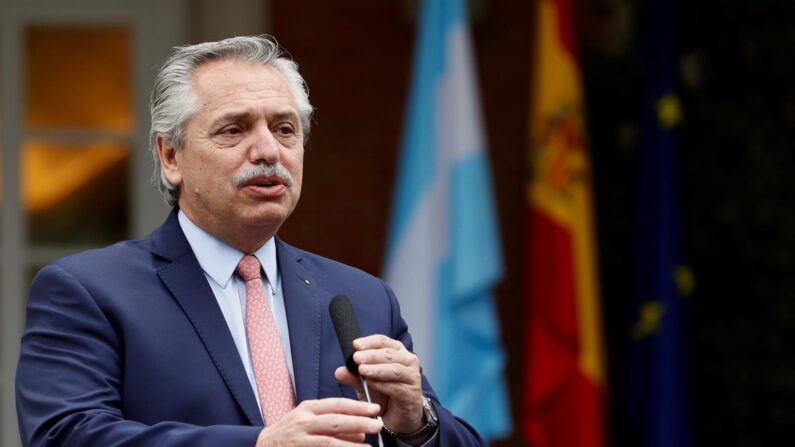 El presidente argentino, Alberto Fernández. (EFE/Ballesteros/Archivo)