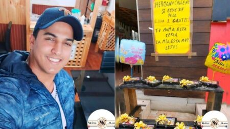 Venezolano en Chile da regalos gratis del Día de la Madre: “Tu mamá está cerca, la mía muy lejos”