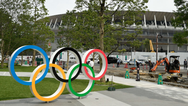 Una vista general del nuevo Estadio Nacional antes de una visita de los medios de comunicación a las sedes olímpicas de Tokio 2020 el 03 de julio de 2019 en Tokio, Japón. (Matt Roberts/Getty Images)