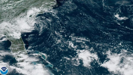 Tormenta tropical Danny toca tierra en la costa de Carolina del Sur