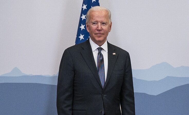El presidente estadounidense Joe Biden al margen de la cumbre entre EE.UU. y Rusia el 15 de junio de 2021 en Ginebra, Suiza. (Alessandro della Valle - Pool/Keystone vía Getty Images)
