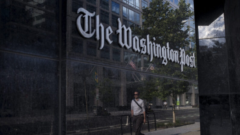 The Washington Post, en Washington, Estados Unidos, el 5 de agosto de 2013. (Brendan Smialowski/AFP vía Getty Images)