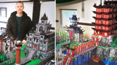 Irlandés de 45 años construye un imperio de Lego en su casa, ¡es asombroso!