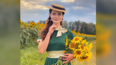 Bailarina ucraniana se viste a diario con ropa de época del siglo XIX: Fotos