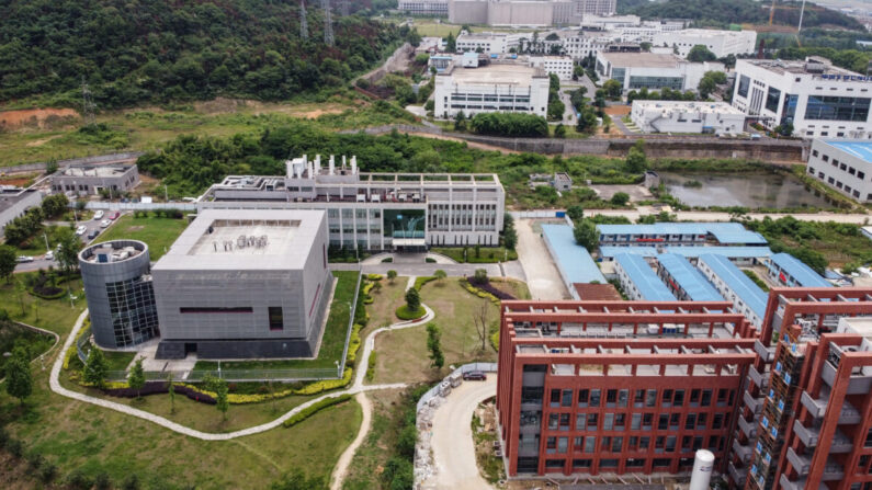 El laboratorio P4 en el campus del Instituto de Virología de Wuhan en Wuhan (China) el 13 de mayo de 2020. (HECTOR RETAMAL/AFP vía Getty Images)