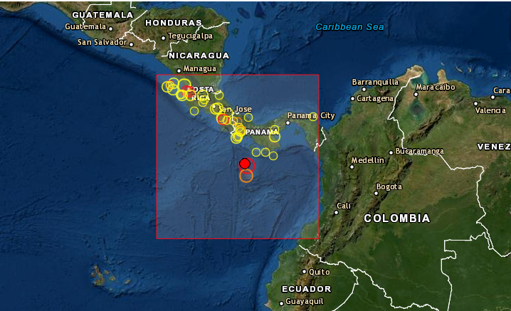 Un sismo de magnitud 6.4 en la escala abierta de Richter sacudió este sábado 17 de julio de 2021 varias zonas de Panamá, sin que se registren hasta ahora reportes de daños o víctimas. EMSC