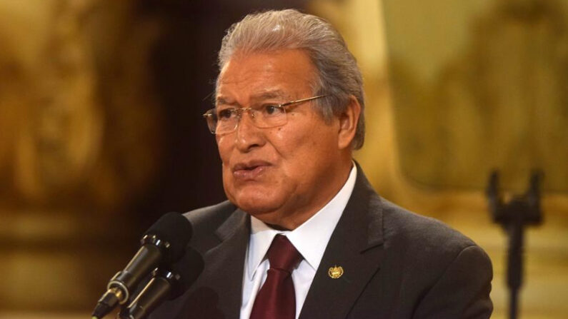 El expresidente de El Salvador, Salvador Sanchéz Cerén. EFE/Esteban Biba/Archivo