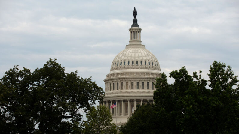 El Capitolio de los Estados Unidos el 6 de agosto de 2020 en Washington, DC. (Stefani Reynolds/Getty Images)