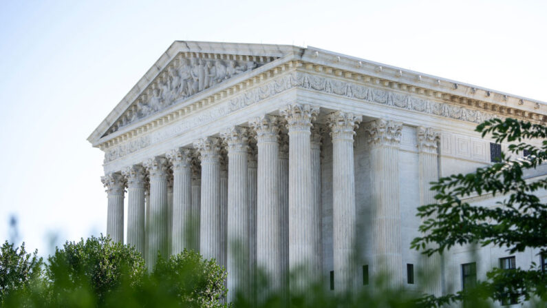 Una vista de la Corte Suprema de Estados Unidos el 28 de junio de 2021 en Washington, DC. (Drew Angerer/Getty Images)