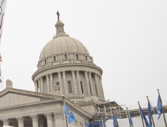 El capitolio estatal el 2 de abril de 2018 en Oklahoma City, Oklahoma. ( J Pat Carter/Getty Images)