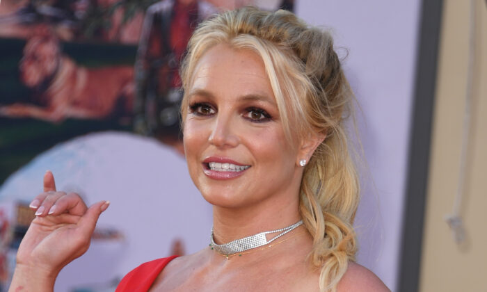 La cantante estadounidense Britney Spears llega para el estreno de "Once Upon a Time... in Hollywood" de Sony Pictures en el TCL Chinese Theatre en Hollywood (California) el 22 de julio de 2019. (Valerie Macon/AFP a través de Getty Images)