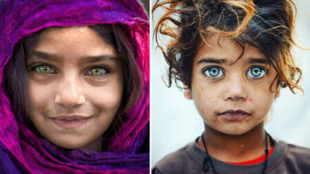 Fotógrafo recorre las calles de Estambul retratando a niños con ojos que brillan como gemas