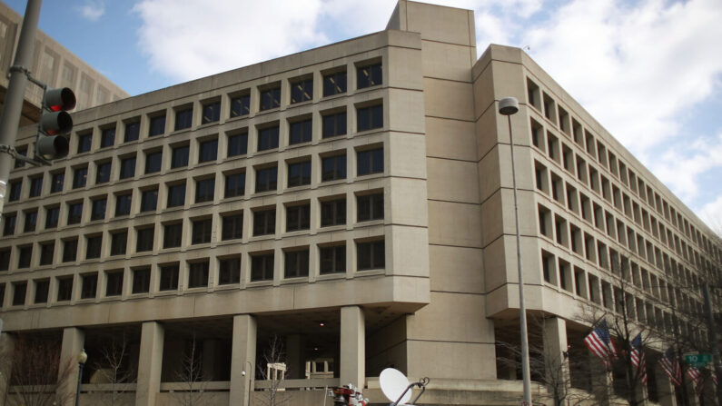 La oficina central del FBI se ve en Washington el 2 de febrero de 2018. (Mark Wilson/Getty Images)