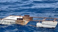 Guardia Costera de Miami rescata a balsero cubano que pasó 10 días en el mar