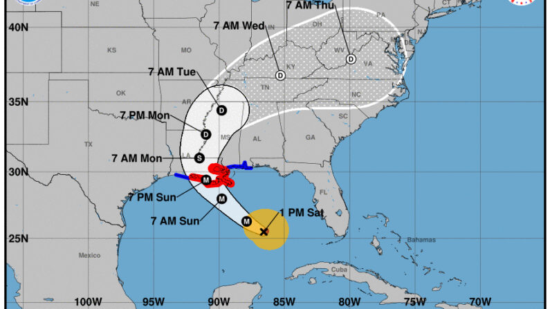El huracán Ida alcanzó la categoría 2 en la escala Saffir Simpson este sábado 28 de agosto de 2021, jornada en la que se espera que continúe con su fortalecimiento mientras avanza hacia la costa de Louisiana (EE.UU.), adonde llegará este domingo, informó el Centro Nacional de Huracanes. NOAA