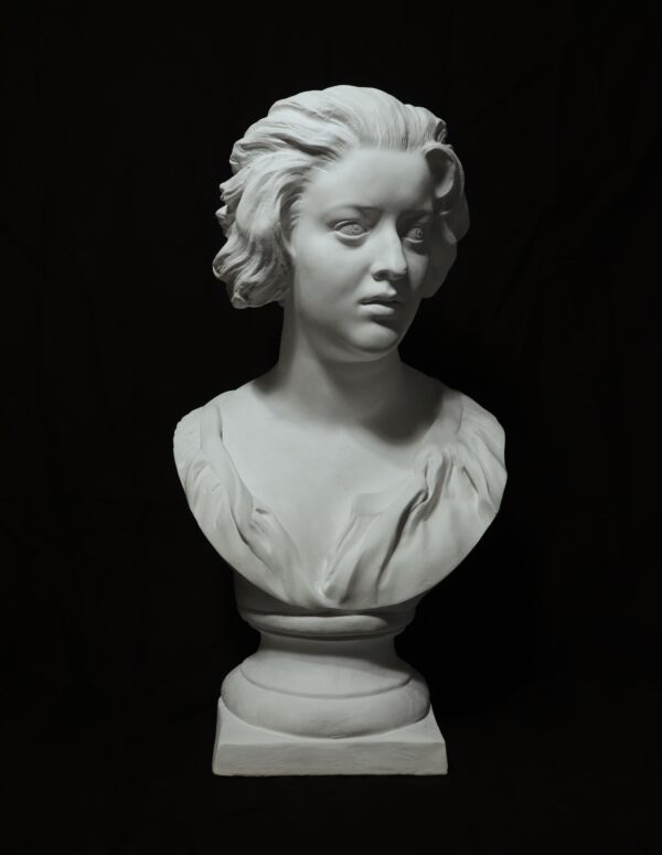 Busto de yeso de Costanza Bonarelli de Gian Lorenzo Bernini; 25 pulgadas de alto. (Cortesía de Justin Ryan Kendall)