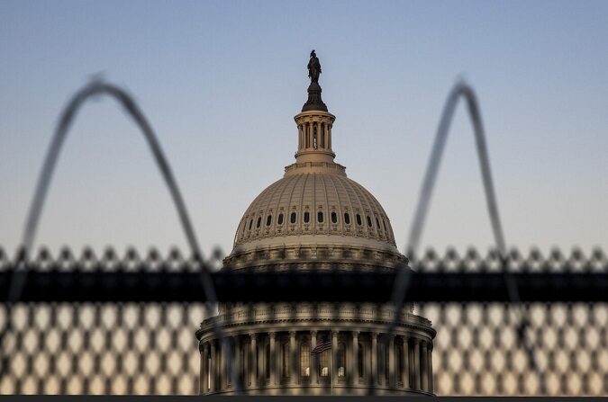 El Capitolio de Estados Unidos se ve en Washington, el 8 de febrero de 2021. (Tasos Katopodis/Getty Images)