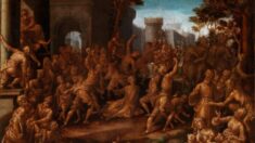 «La lapidación de San Esteban» del pintor renacentista Aurelio Lomi