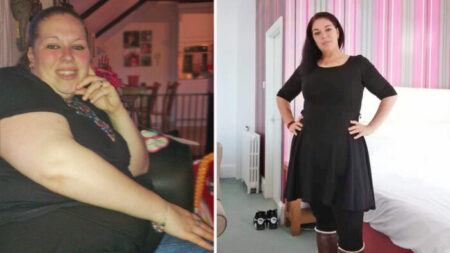 Madre obesa que intentaba entrar en talla XXL pierde 144 libras en 15 meses, ¡está irreconocible!