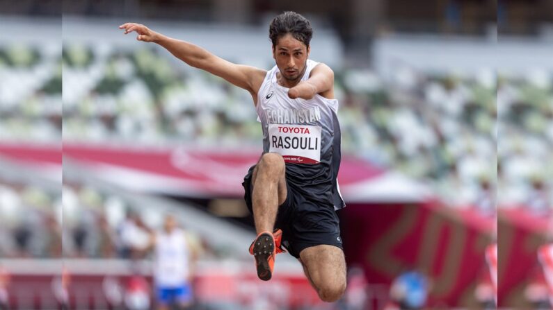 El atleta afgano Hossain Rasouli. (EFE)