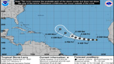 Nueva tormenta tropical Larry será huracán para el jueves o viernes