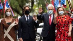 Sebastián Piñera llega a Uruguay para su visita oficial de este lunes