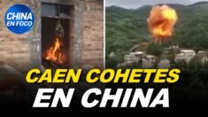 Cohetes fallidos caen en ciudades chinas. Sacrifican gatos con covid en China