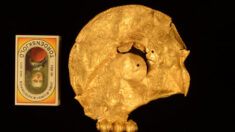 Hombre encuentra trozos de enormes medallones de oro de hace 1500 años