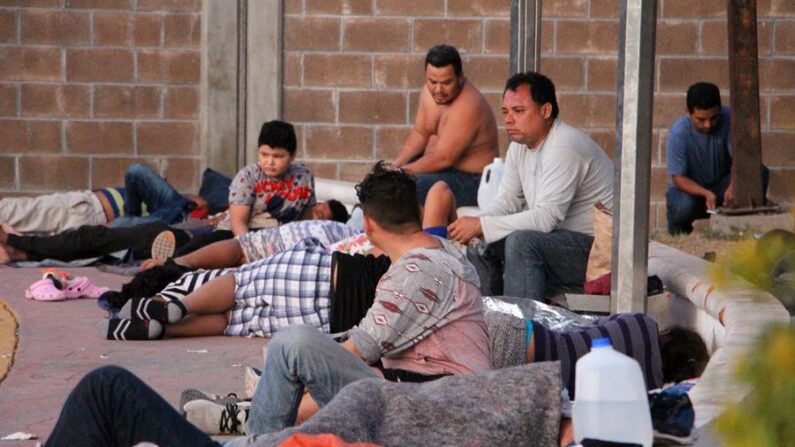Imagen de archivo de migrantes en la comunidad de Santa Anita en el estado de Tamaulipas (México). EFE/Abraham Pineda Jácome